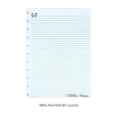 Imagem de Refil Pautado Luluca Médio 50fls - Caderno Inteligente