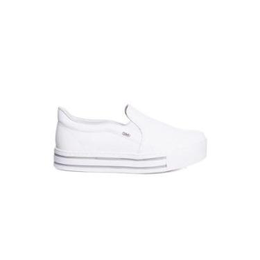 Imagem de Tênis Casual Feminino Via Marte Slip On Branco-Feminino