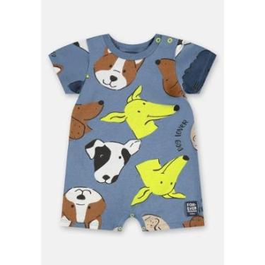 Imagem de Macaquinho Bebê Menino em Algodão Up Baby-Masculino