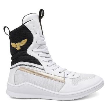 Imagem de Sapatilha de Boxe Treino Conforto Segurança Atletas Estabilidade Treino Luta Tênis Bota-Unissex