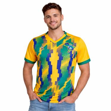 Imagem de Camisa do Brasil Seleção Top Brasileira Amarela