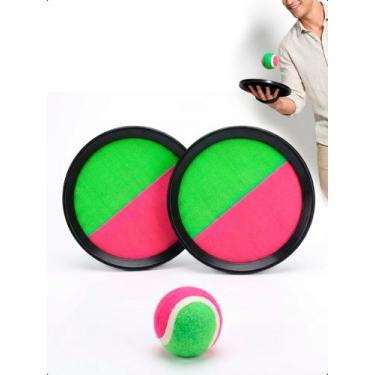 Imagem de Jogo Pega Bolinha Raquete tiras autocolantes Brinquedo De Praia Ar Liv