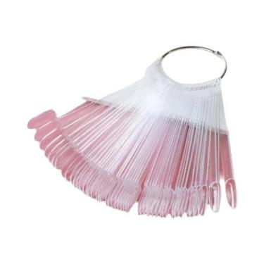 Imagem de Expositores De Unhas 80 50 20 Peças, Amostras De Pontas De Unha, Placa