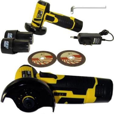 Imagem de Mini Esmerilhadeira a Bateria 12V 1300mAh Portátil 9.500RPM  Titanium 