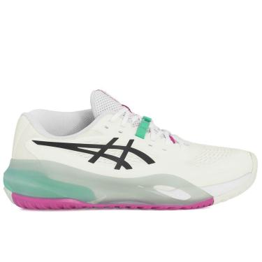 Imagem de Tênis Asics Gel Resolution X All Court - Branco Preto e Verde-Masculino