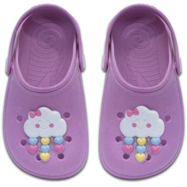 Imagem de Sandalia Babuche Infantil Menina Chinelo Leve E Macio 12.41-Feminino