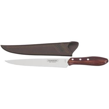 Imagem de Faca para Churrasco Tramontina - Polywood 21190/078, Vermelho, 2