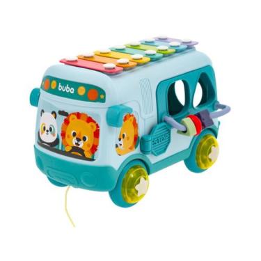 Imagem de Brinquedo ônibus buba de atividades para criança lúdico desenvolviment