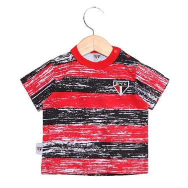 Imagem de Camiseta Bebê São Paulo Listras Oficial - Rêve D'Or, P, Branco