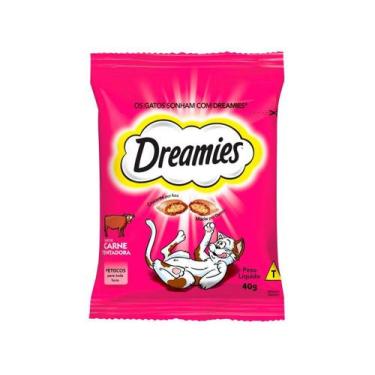 Imagem de Petisco Dreamies para Gatos Sabor Carne 40g