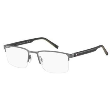 Imagem de Armação de Óculos Tommy Hilfiger Th2316 R80 55 Grafite Fosco-Masculino