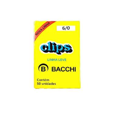 Imagem de Clipes 6/0 bacchi - 50 unidades linha leve