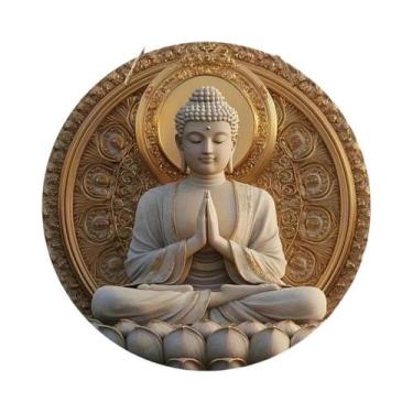 Imagem de Estátua Vintage Dourada E Preta Da Deusa Hindu Durga, Placa De Arte De