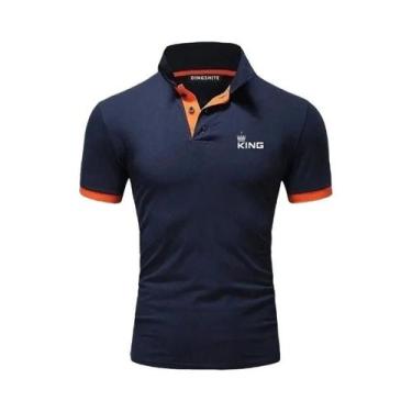 Imagem de Camisa Polo Masculina Respirável De Manga Curta, Moda Casual De Verão 