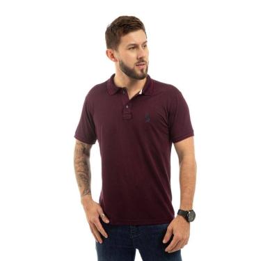 Imagem de Camisa Polo Masculina Piquet Algodão Casual