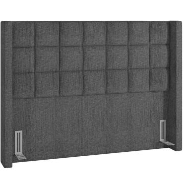 Imagem de Cabeceira Cama Box Casal 140cm P05 Paris Linho Cinza Escuro