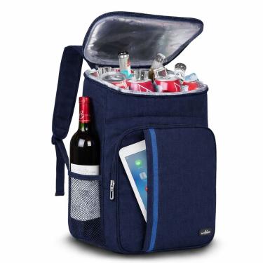 Imagem de Mochila Térmica Viagem Impermeável Azul