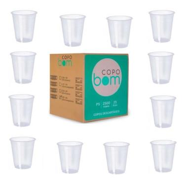 Imagem de Copo 200ml Descartável 2500un - Copo Bom