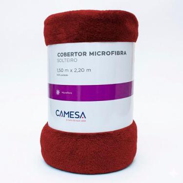 Imagem de Cobertor Solteiro Manta Microfibra Antialérgico 1,5x2,2m - Camesa , Ve