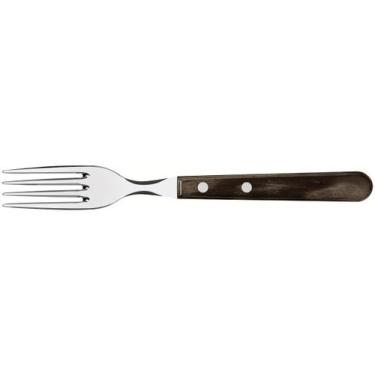 Imagem de Garfo de Mesa Tramontina Aço Inox Churrasco - Polywood, Castanho, 1