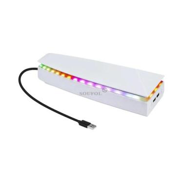 Imagem de Suporte De Ventilador LED RGB Para Console PS5, Base Refrigeradora, Ac