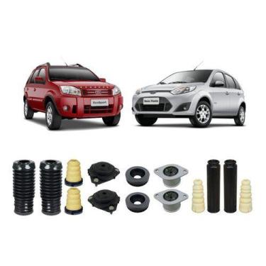 Imagem de Kit Batente Amortecedor Dianteiro Traseiro Fiesta Ecosport - QualyKits