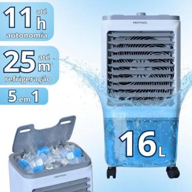 Imagem de Climatizador De Ar Frio Ambiente Portatil Evaporativo Potente Filtra A
