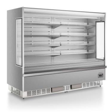 Imagem de Expositor Vertical Aberto Gsto2400 Tipo Inox 220V Gelopar