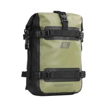 Imagem de Bolsa Lateral Impermeável 6L Para Motocicleta, Universal Para Barras D