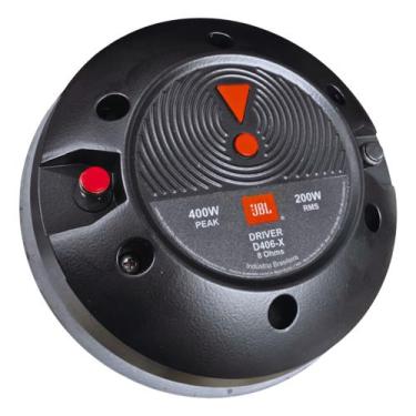 Imagem de Driver JBL D406 X 200W Rms 8 Ohms Preto D406x Paredão Corneta