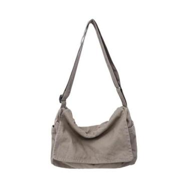 Imagem de Bolsa Mensageiro Casual Masculina De Grande Capacidade Para Férias, At