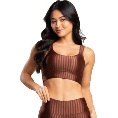Imagem de Top de Academia New Zig 3D Bella Fiore Roupa Para Treino Alta Compressão Fitness Muscul...