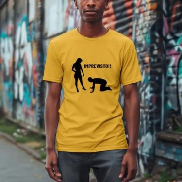 Imagem de Camisa Dia Dos Namorados Frase Divertida Imprevisto Algodao Urbano Cas
