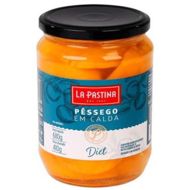 Imagem de Pêssego em Calda Sem Açúcar La Pastina 680g