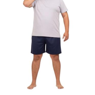 Imagem de Shorts Bermuda Elastano Plus Size Masculina Academia Corrida Tamanho G