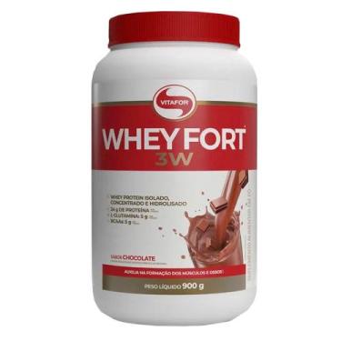 Imagem de Whey Protein Whey Fort 3W Chocolate Vitafor 900g