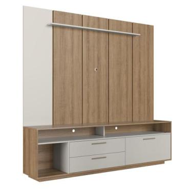 Imagem de Home Rack E Painel Para Tv Até 75 Polegadas Com Iluminação Led Reims A