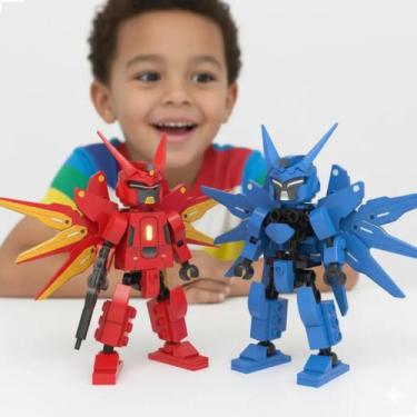 Imagem de Boneco Mega Robots 430 Ggb - GGB Plast