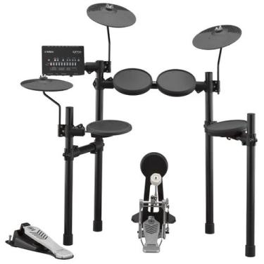 Imagem de Bateria Eletrônica Profissional Yamaha DTX452K Série DTX402, Preto