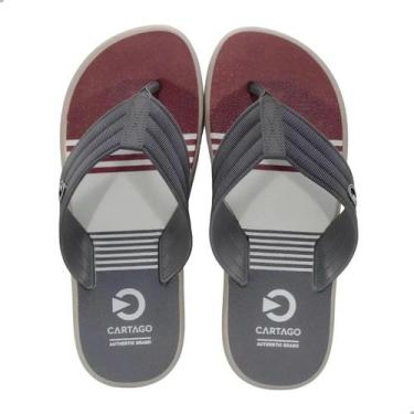 Imagem de Chinelo dedo masculino cartago montreal 11729 cinza bt754 -, Cinza, 40