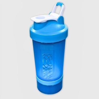 Imagem de Coqueteleira Academia 3 em 1 Porta whey Comprimido Com alça Unissex - 