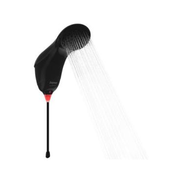 Imagem de Chuveiro Ducha Eletrônica Sublime Black Zagonel Preto, 5500W, 110V
