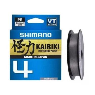 Imagem de Linha Multi Shimano Kairiki 4X 150m - Cinza