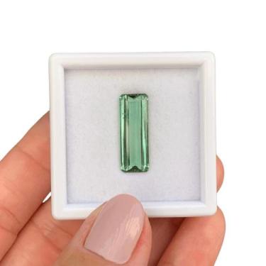 Imagem de Turmalina Verde Baguete Retangular 5,47ct - ENE2ESE