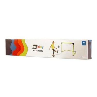 Imagem de Go Play Kit Futebol Com Bola Trave De Gol E Bomba - Multikids