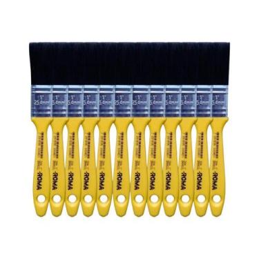 Imagem de Kit 12 Pincel Roma 304C 1 Preto 1", Único