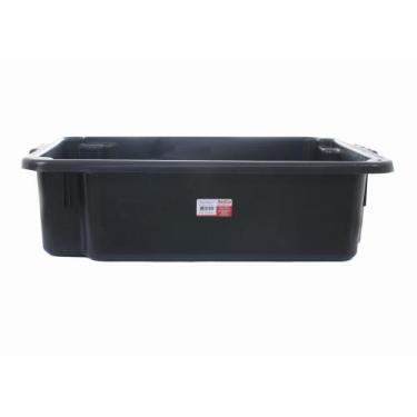 Imagem de Caixa para Massa 200000000533 40L em PVC para Transporte e Armazenamento Preto Nova Tintas