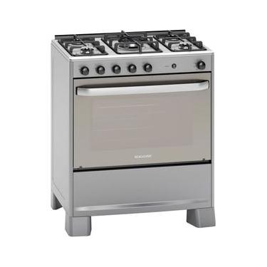 Imagem de Fogao de Piso Suggar Best Mesa de Vidro 4q Branco Bivolt Fgv405br PRATA / Bivolt