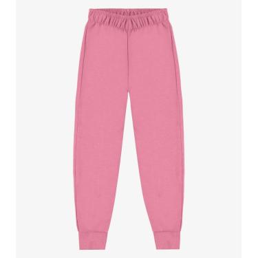 Imagem de Calça Infantil Moletom Básica Rovitex Kids Rosa