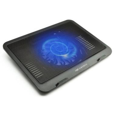 Imagem de Suporte para Notebook C3 Tech NBC-11BK - até 15.6 - com Cooler LED Azu